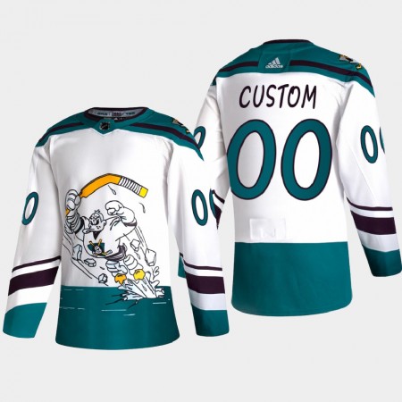Män Ishockey Anaheim Ducks tröja med eget tryck 2020-21 Reverse Retro Authentic